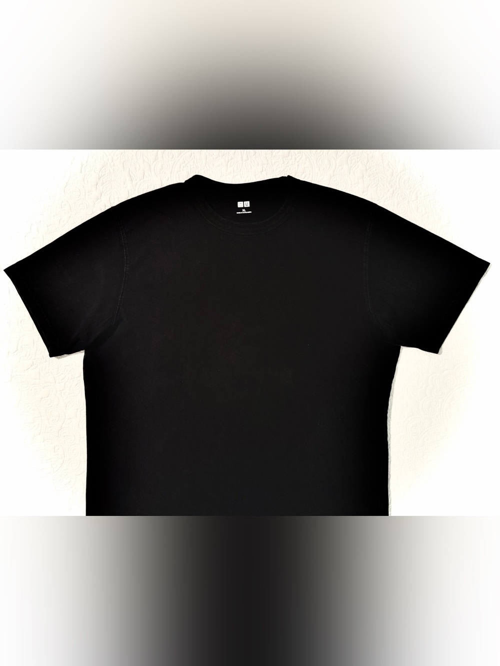 Uniqlo U | Crew Neck Short Sleeve T-Shirt | Black | Size XL | Heavyweight